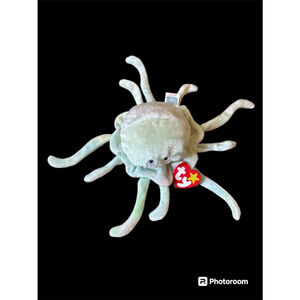 Ty Beanie Baby Goochy Green Plush Stuffed Animal One Size